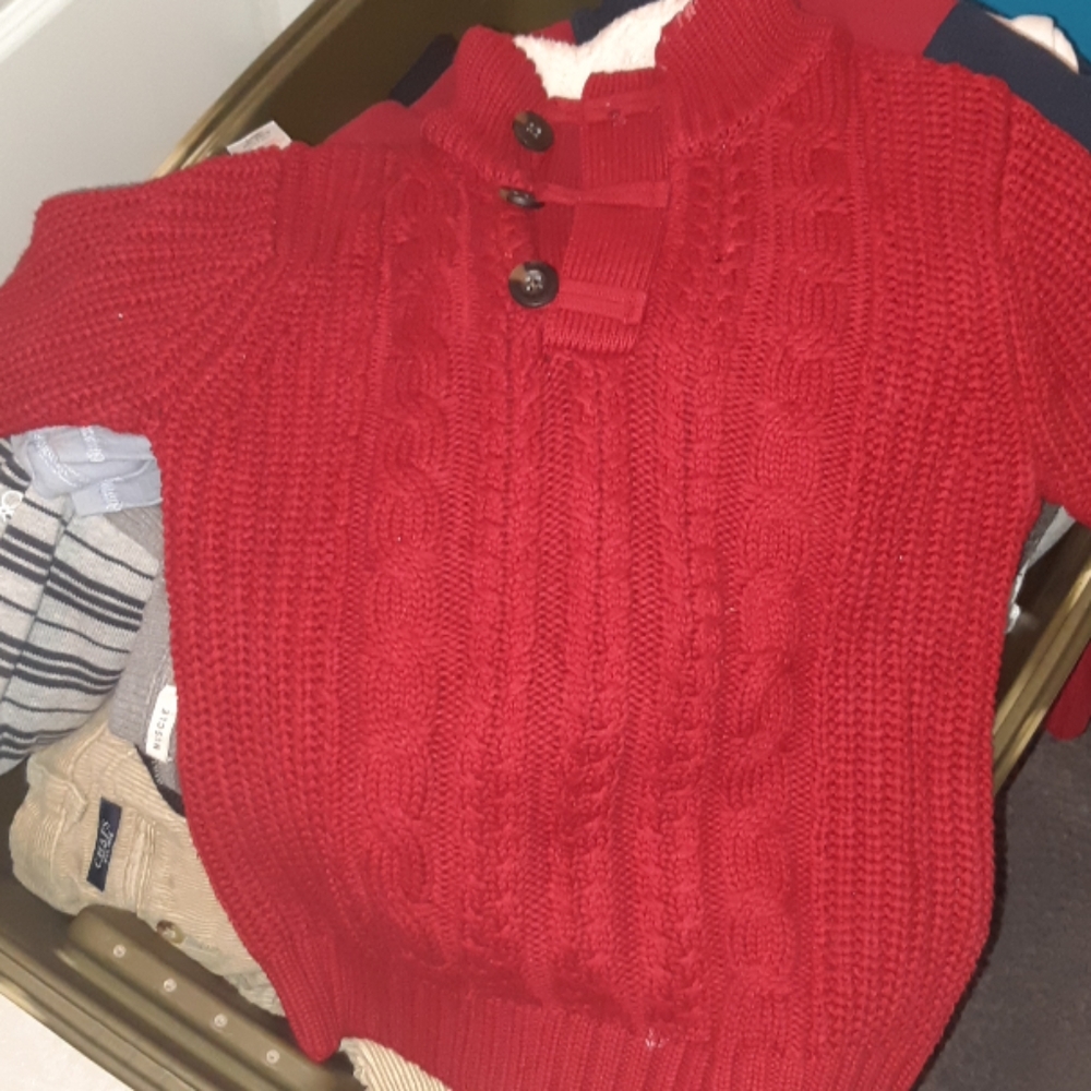 🩷Red cable knit sweater 🩷